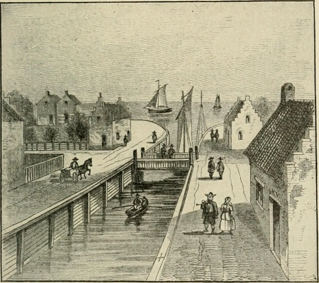 An illustration from When old New York was young, 1902, leaf 82