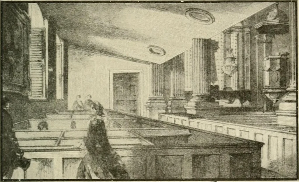 An illustration from When old New York was young, 1902, leaf 94