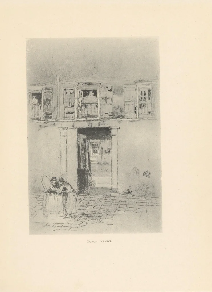 An illustration from Whistler, 1917, leaf 125