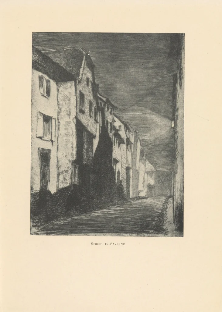 An illustration from Whistler, 1917, leaf 17