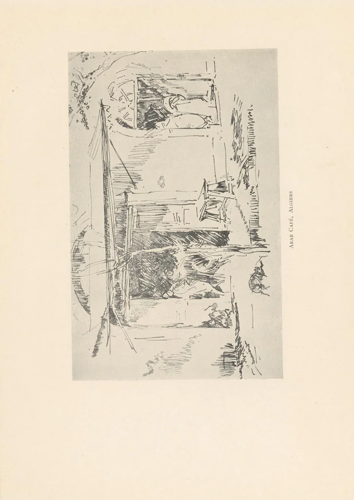 An illustration from Whistler, 1917, leaf 173