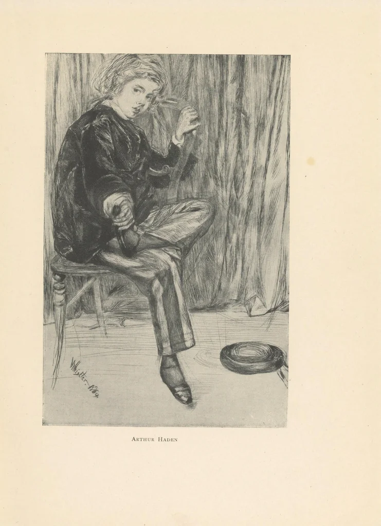 An illustration from Whistler, 1917, leaf 47