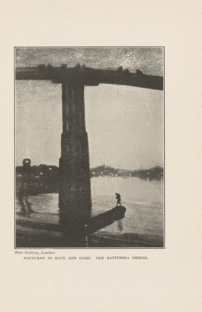 An illustration from The Whistler book : a monograph of the life and position in art of James McNeill Whistler, together with a careful study of his more important works, 1910, leaf 113