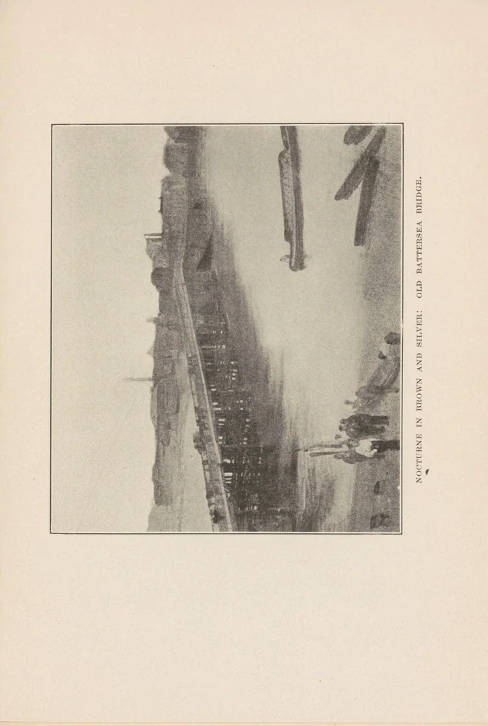 An illustration from The Whistler book : a monograph of the life and position in art of James McNeill Whistler, together with a careful study of his more important works, 1910, leaf 375