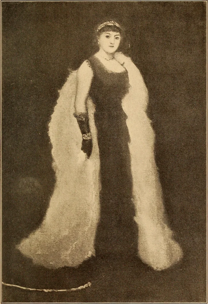 An illustration from The Whistler book : a monograph of the life and position in art of James McNeill Whistler, together with a careful study of his more important works, 1910, leaf 154