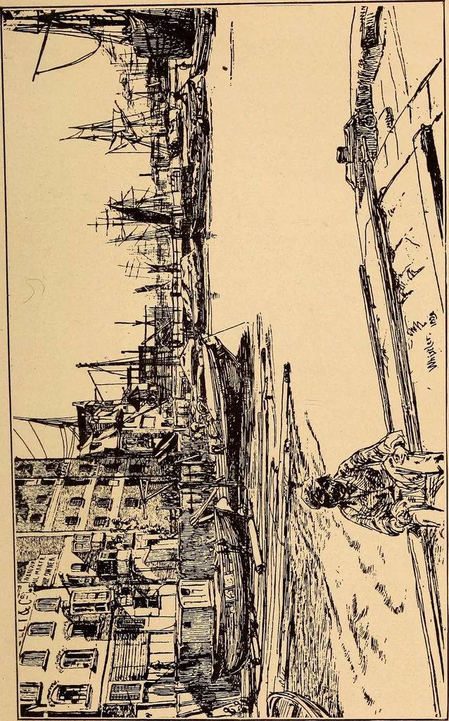 An illustration from The Whistler book : a monograph of the life and position in art of James McNeill Whistler, together with a careful study of his more important works, 1910, leaf 186