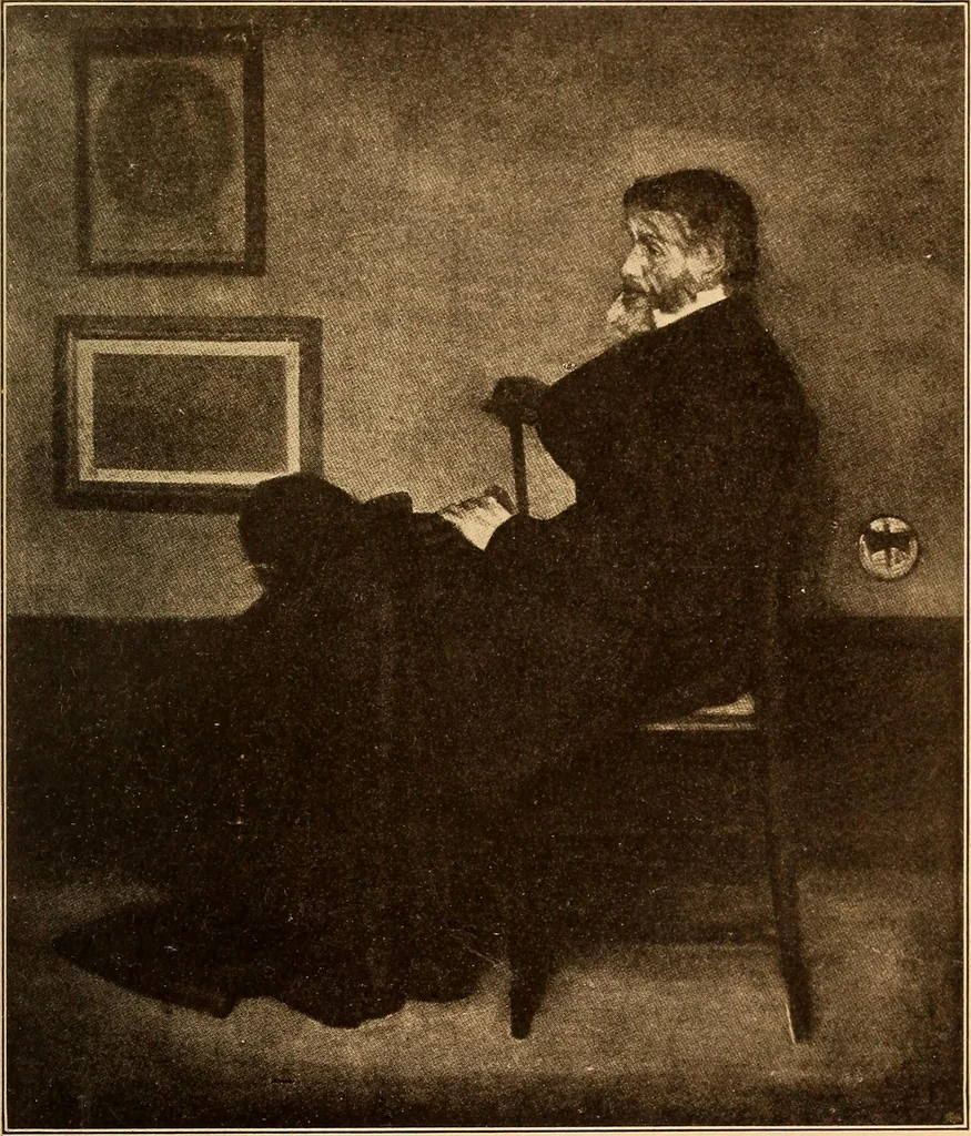 An illustration from The Whistler book : a monograph of the life and position in art of James McNeill Whistler, together with a careful study of his more important works, 1910, leaf 222