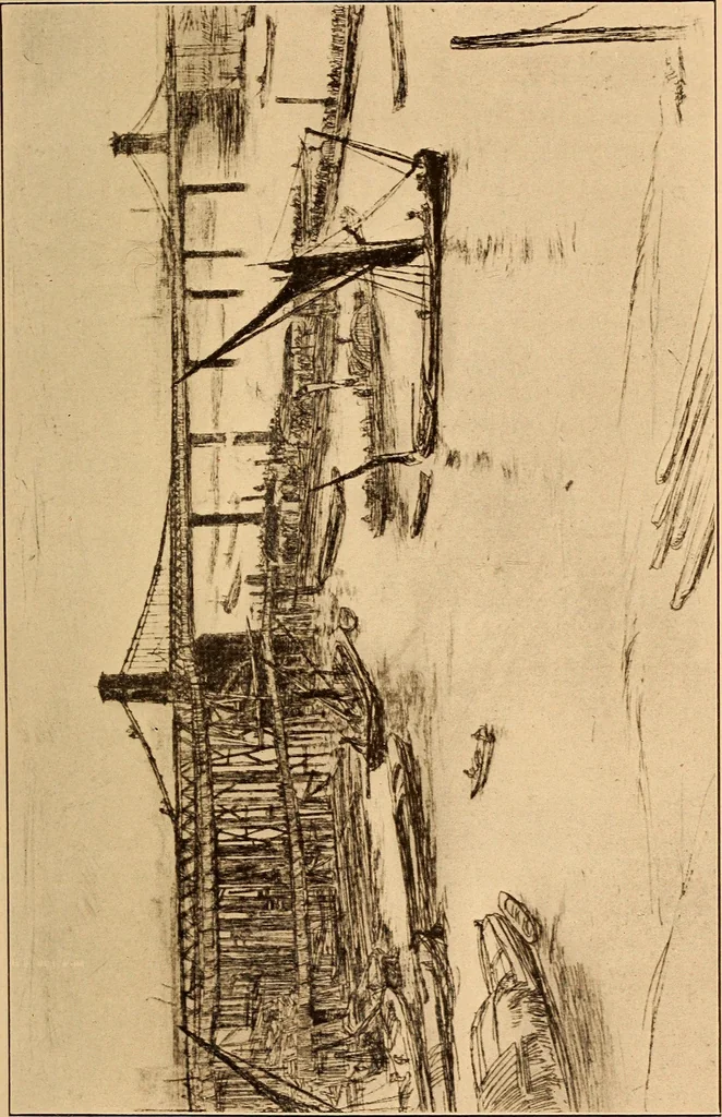 An illustration from The Whistler book : a monograph of the life and position in art of James McNeill Whistler, together with a careful study of his more important works, 1910, leaf 254
