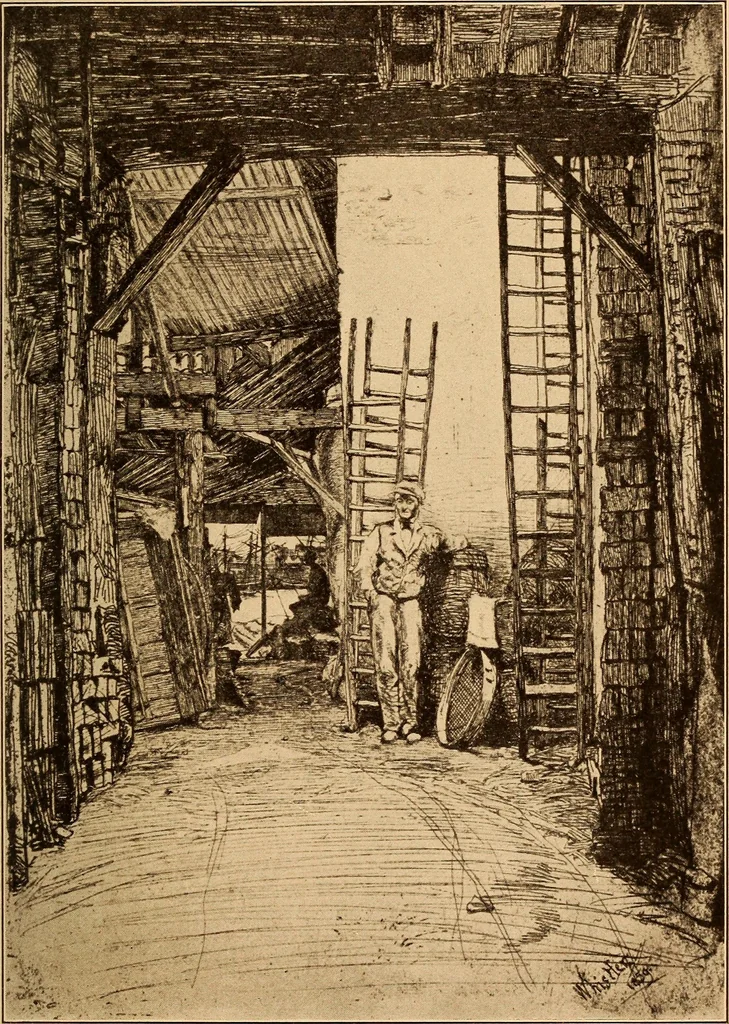 An illustration from The Whistler book : a monograph of the life and position in art of James McNeill Whistler, together with a careful study of his more important works, 1910, leaf 310