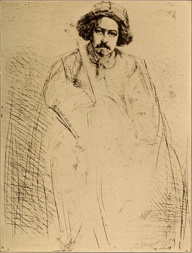 An illustration from The Whistler book : a monograph of the life and position in art of James McNeill Whistler, together with a careful study of his more important works, 1910, leaf 372