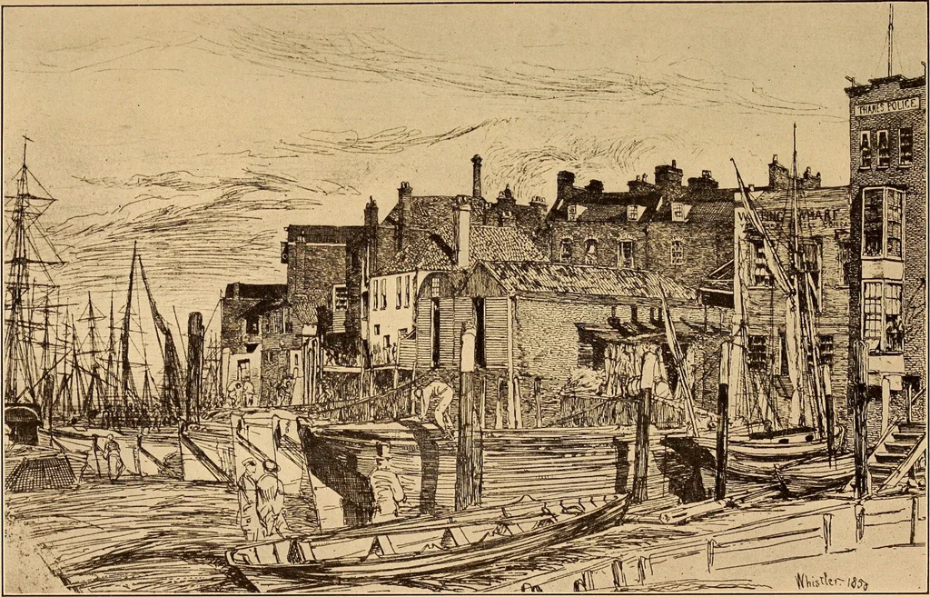An illustration from The Whistler book : a monograph of the life and position in art of James McNeill Whistler, together with a careful study of his more important works, 1910, leaf 70