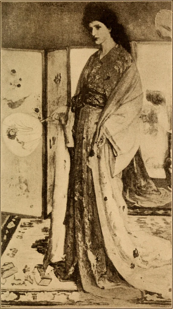 An illustration from The Whistler book : a monograph of the life and position in art of James McNeill Whistler, together with a careful study of his more important works, 1910, leaf 90