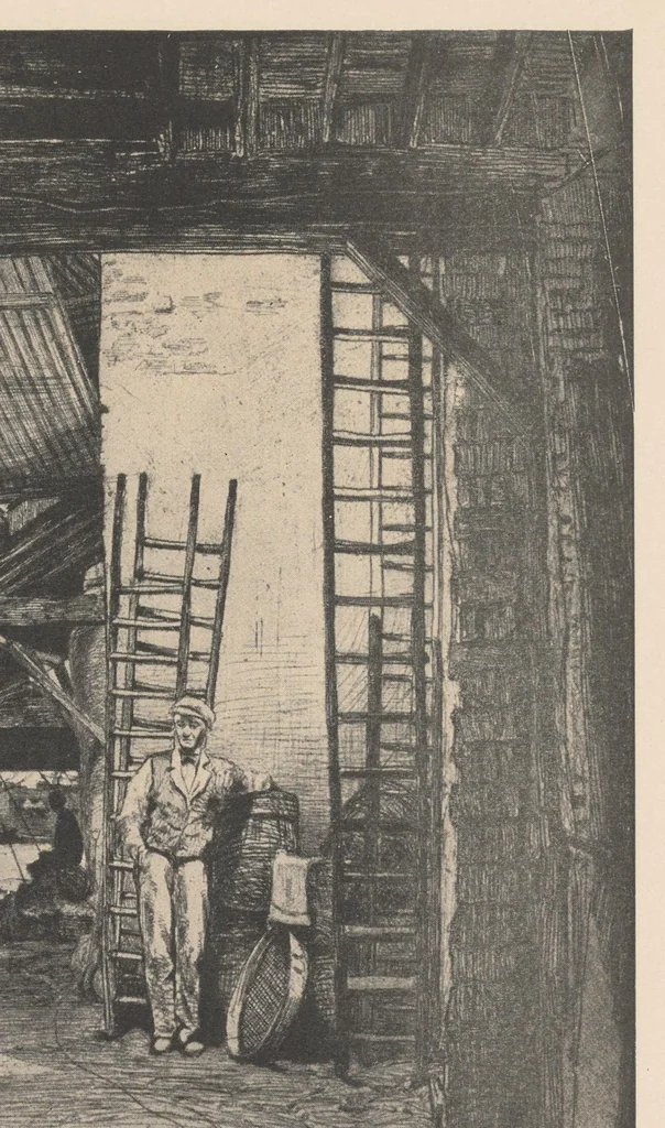 An illustration from Whistler from within, 1906, leaf 12