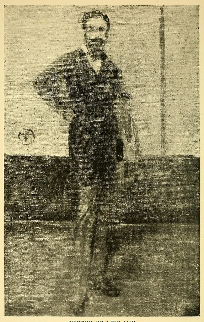 An illustration from The Whistler journal, 1921, leaf 188