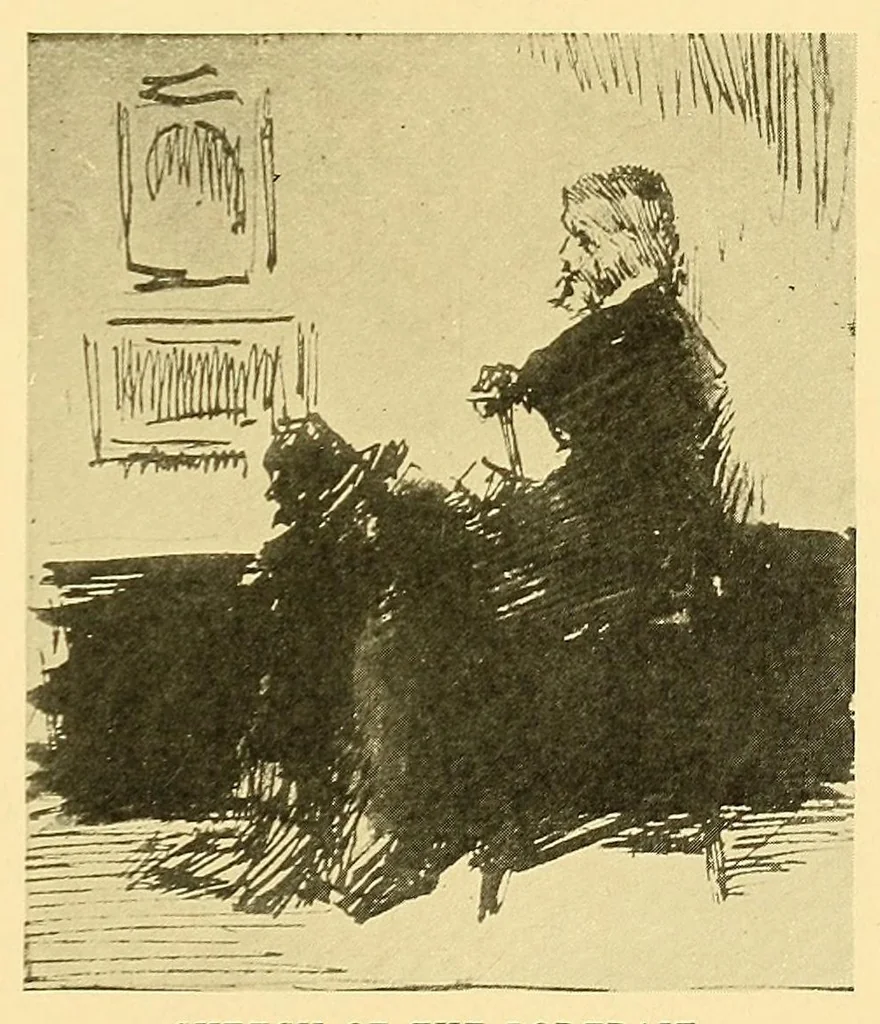 An illustration from The Whistler journal, 1921, leaf 315