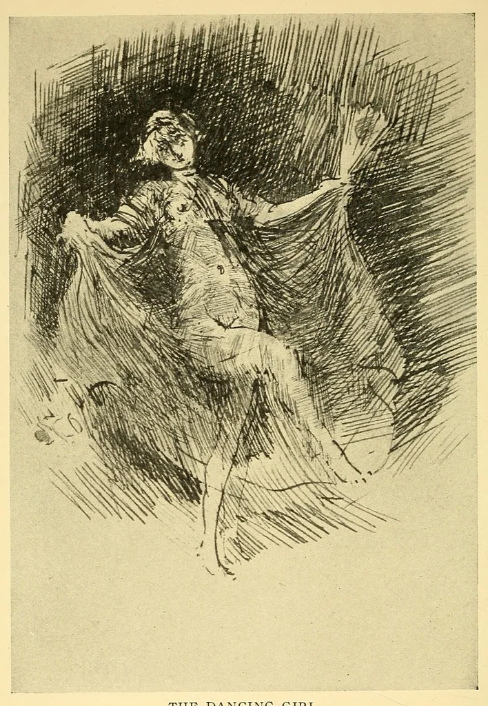 An illustration from The Whistler journal, 1921, leaf 332