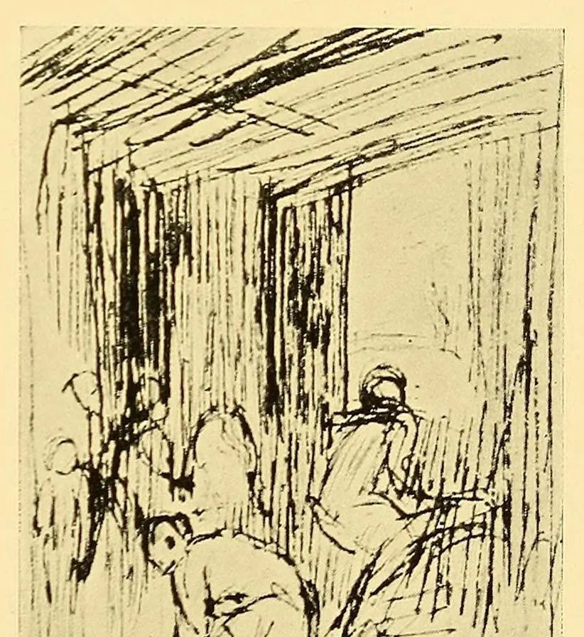 An illustration from The Whistler journal, 1921, leaf 363
