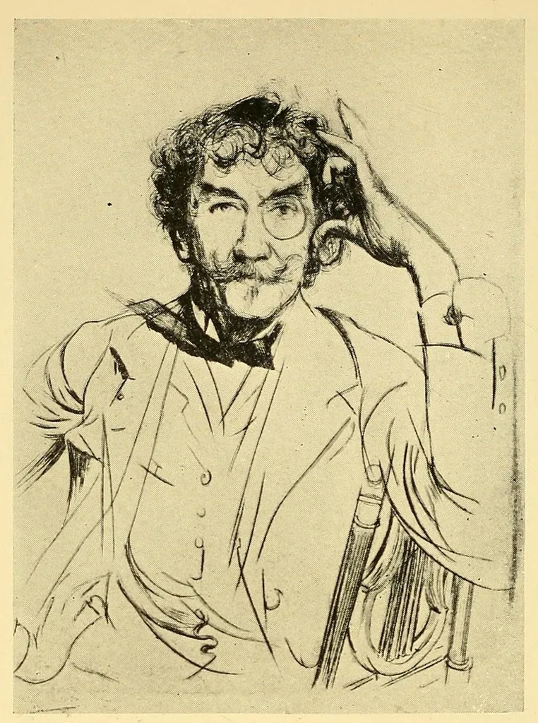 An illustration from The Whistler journal, 1921, leaf 68