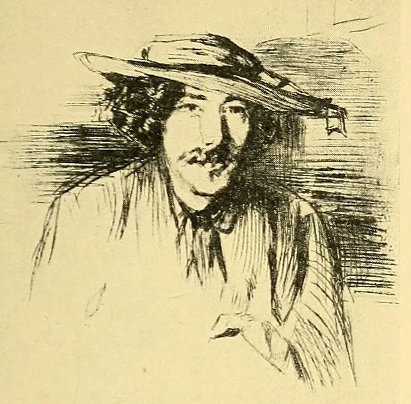 An illustration from The Whistler journal, 1921, leaf 85