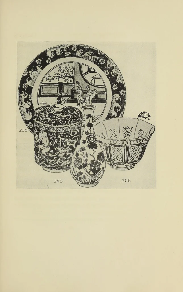 An illustration from Whistler : notes and footnotes and other memoranda, 1907, leaf 51