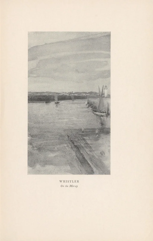 An illustration from Whistler's pastels and other modern profiles, 1913, leaf 31