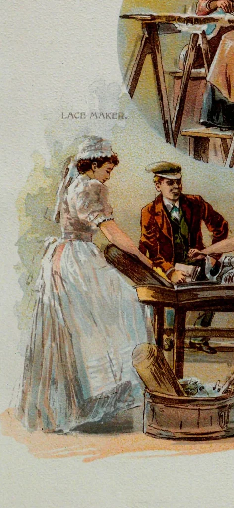 An illustration from The White City with brush and pen, 1893, leaf 19