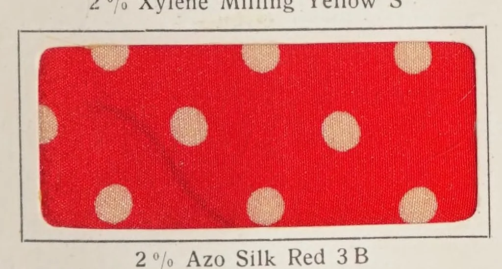 An illustration from White discharges on weighted silk : dyed neutral., 1900, leaf 7