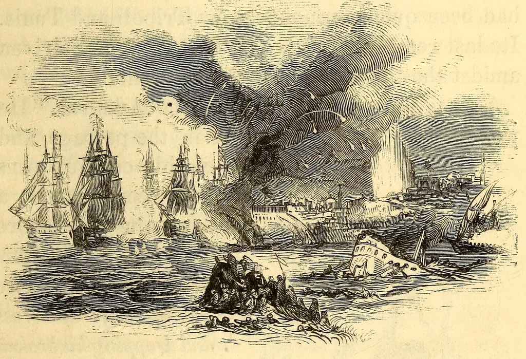 An illustration from White slavery in the Barbary states, 1853, leaf 111