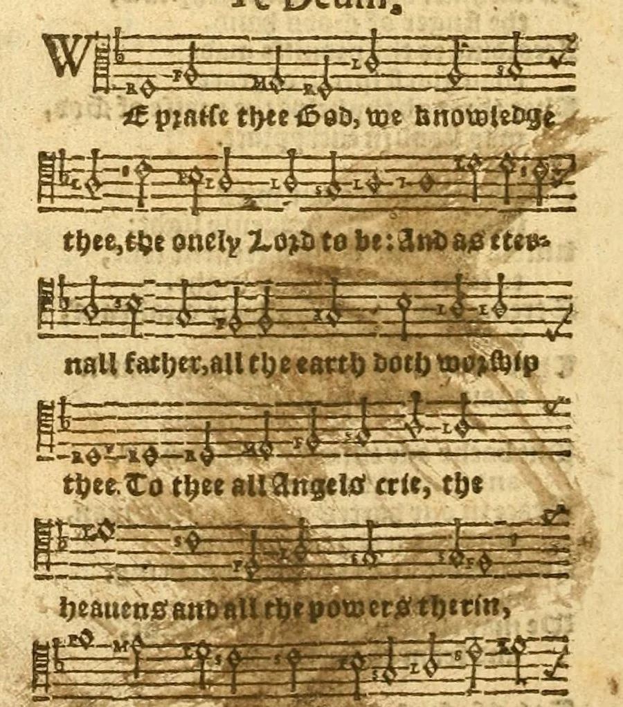 An illustration from The Whole booke of Psalmes collected into English meetre, 1588, leaf 10