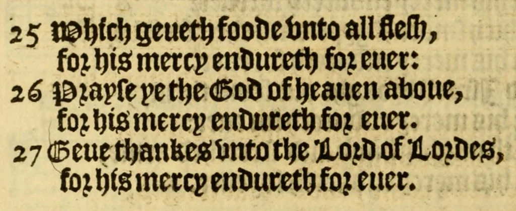 An illustration from The Whole booke of Psalmes collected into Englishe metre, 1584, leaf 390