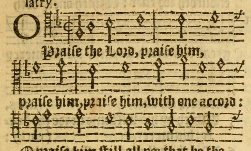An illustration from The Whole booke of Psalmes collected into English meeter, 1635, leaf 147