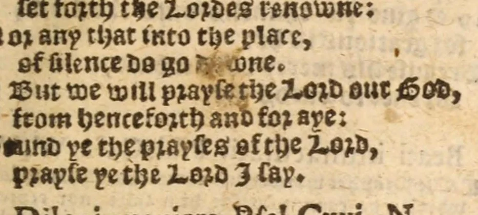 An illustration from The whole booke of Psalmes, collected into English meetre, 1597, leaf 81