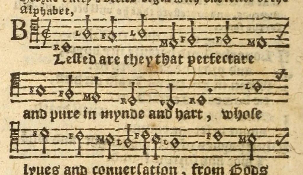 An illustration from The whole booke of Psalmes, collected into English meetre, 1597, leaf 82