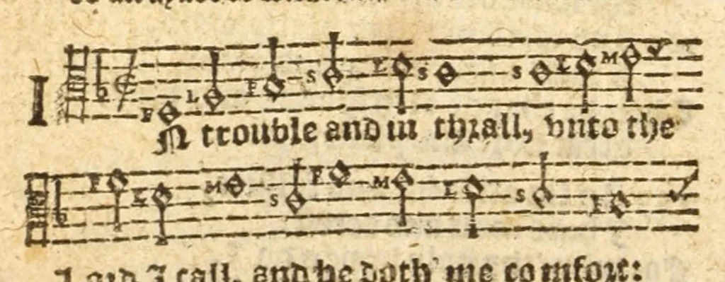 An illustration from The whole booke of Psalmes, collected into English meetre, 1597, leaf 88