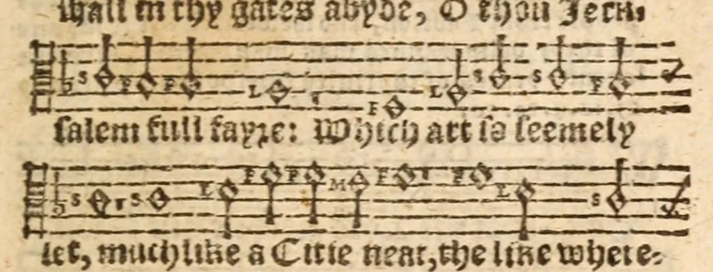An illustration from The whole booke of Psalmes, collected into English meetre, 1597, leaf 89