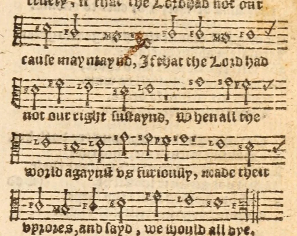 An illustration from The whole booke of Psalmes, collected into English meetre, 1597, leaf 89