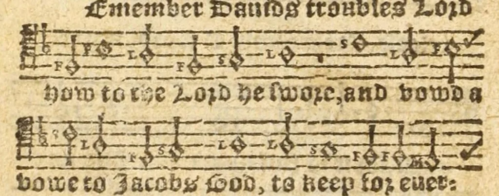 An illustration from The whole booke of Psalmes, collected into English meetre, 1597, leaf 92
