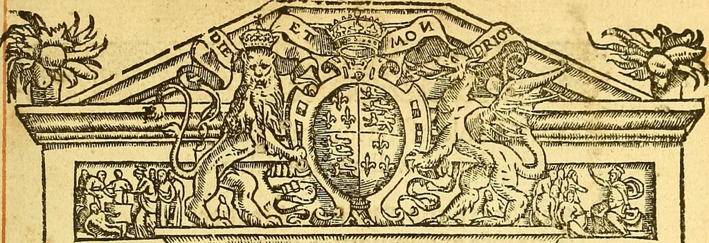 An illustration from The whole workes of W. Tyndall, Iohn Frith, and Doct. Barnes : three worthy martyrs and principall teachers of this Churche of England, 1573, leaf 4