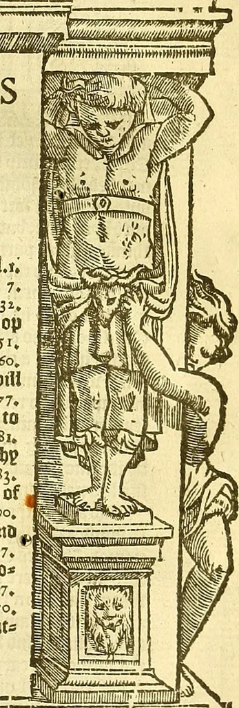 An illustration from The whole workes of W. Tyndall, Iohn Frith, and Doct. Barnes : three worthy martyrs and principall teachers of this Churche of England, 1573, leaf 514
