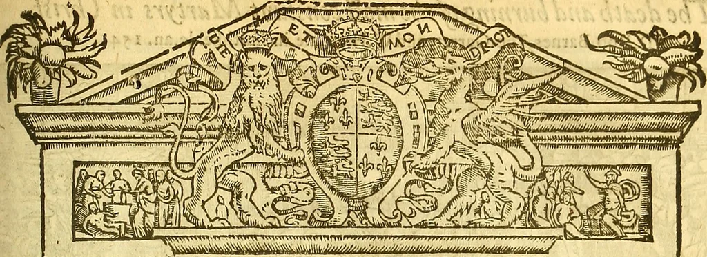 An illustration from The whole workes of W. Tyndall, Iohn Frith, and Doct. Barnes : three worthy martyrs and principall teachers of this Churche of England, 1573, leaf 692