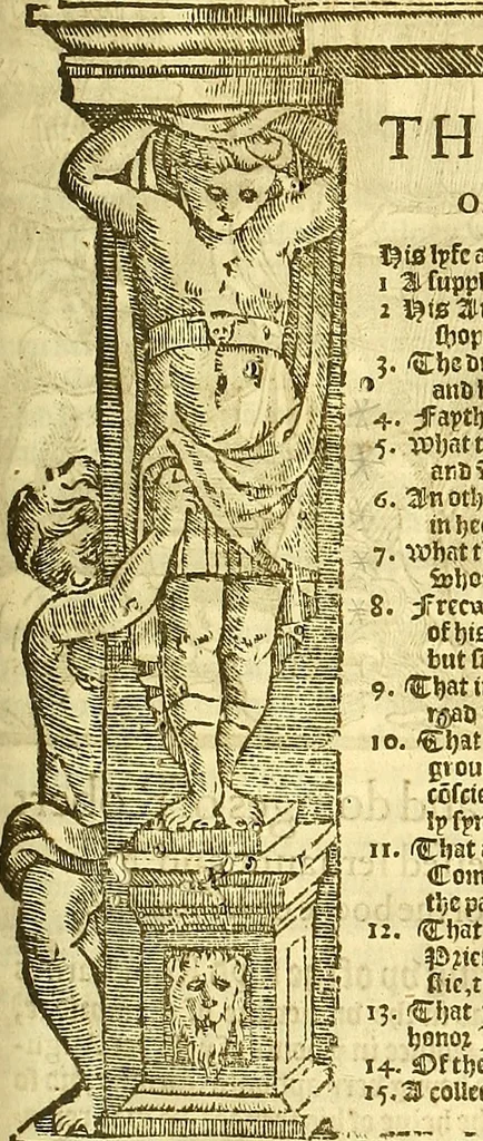 An illustration from The whole workes of W. Tyndall, Iohn Frith, and Doct. Barnes : three worthy martyrs and principall teachers of this Churche of England, 1573, leaf 692