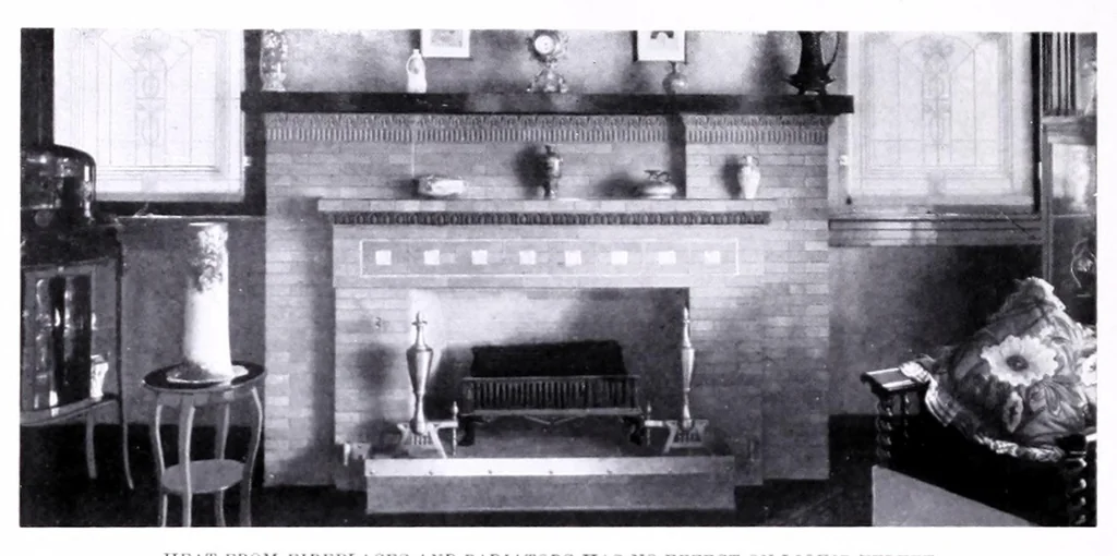 An illustration from Why architects specify O'Brien's Liquid velvet : made by the O'Brien Varnish Company, South Bend, Ind., 1913, leaf 26