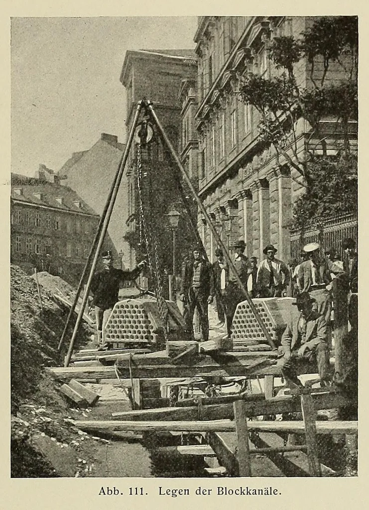 An illustration from Wien am Anfang des XX. Jahrhunderts; ein Führer in technischer und künstlerischer Richtung .., 1905, leaf 205