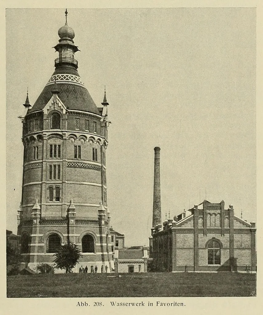 An illustration from Wien am Anfang des XX. Jahrhunderts; ein Führer in technischer und künstlerischer Richtung .., 1905, leaf 289