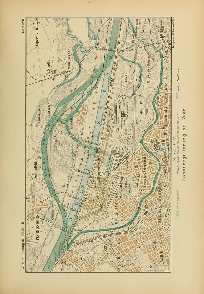 An illustration from Wien am Anfang des XX. Jahrhunderts; ein Führer in technischer und künstlerischer Richtung .., 1905, leaf 379