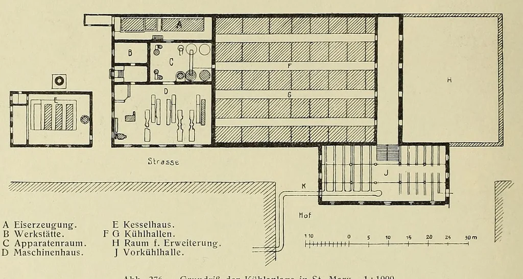 An illustration from Wien am Anfang des XX. Jahrhunderts; ein Führer in technischer und künstlerischer Richtung .., 1905, leaf 438