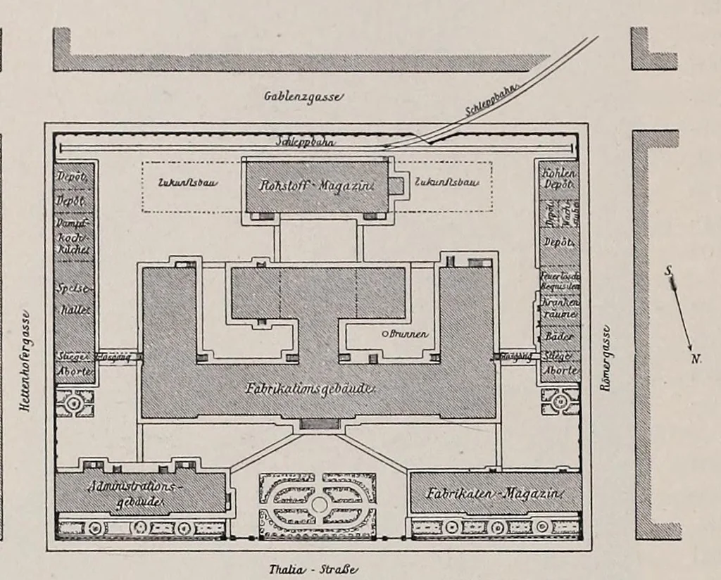 An illustration from Wien am Anfang des XX. Jahrhunderts; ein Führer in technischer und künstlerischer Richtung .., 1905, leaf 188