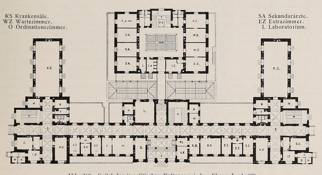 An illustration from Wien am Anfang des XX. Jahrhunderts; ein Führer in technischer und künstlerischer Richtung .., 1905, leaf 279