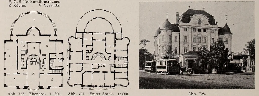 An illustration from Wien am Anfang des XX. Jahrhunderts; ein Führer in technischer und künstlerischer Richtung .., 1905, leaf 486