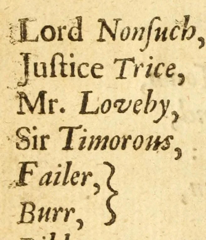 An illustration from The wild gallant : a comedy, as it was acted at the Theatre-Royal, by His Majesties Servants, 1669, leaf 18